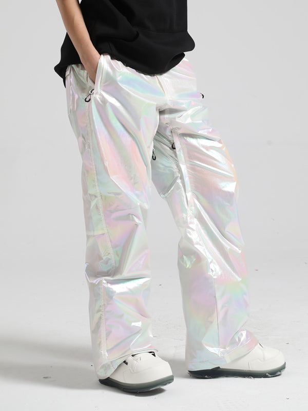 Women's Gsou Snow Neon Holographic Snow Pants