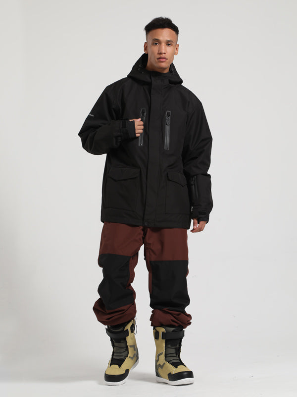 Men's Gsou Snow Mountain Ranger Snow Jacket & Pants Sets