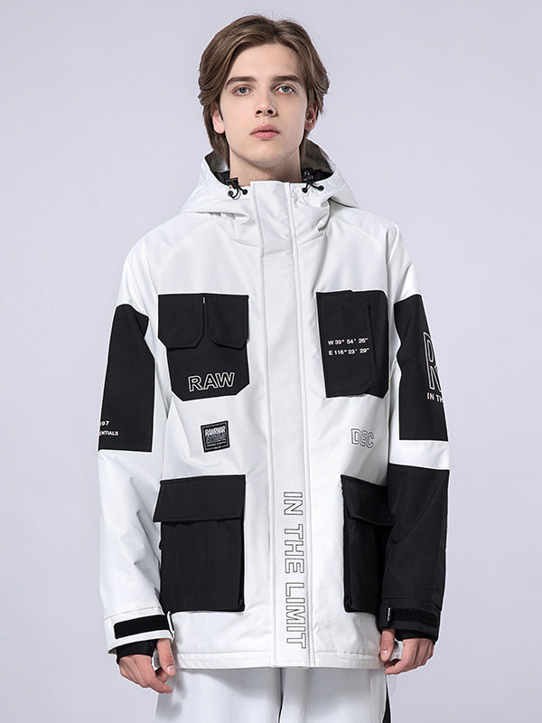 Men's RAWRWAR Winter Space Cargo Snowboard Jacket