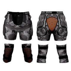 Nandn Unisex Total Impact Protective Shorts & Knee Pads