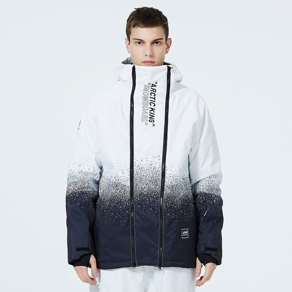 Men's Double Zippers Mountain Discover Snow Jackets