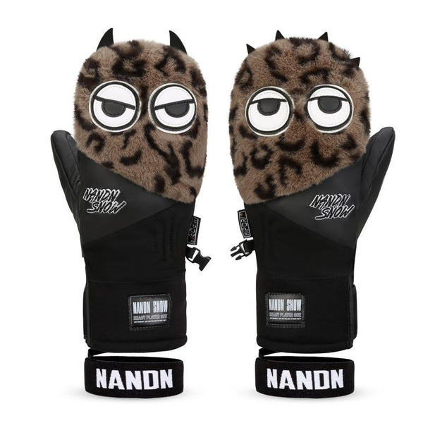 Men's Nandn Minions Snowboard Gloves Winter Mittens