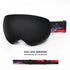 Unisex Color Strap Full Screen Ski Goggles - snowverb